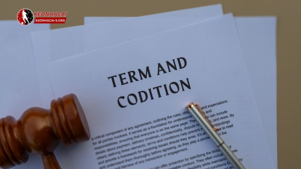 Các bộ luật điều khoản và điều kiện tại KEONHACAI