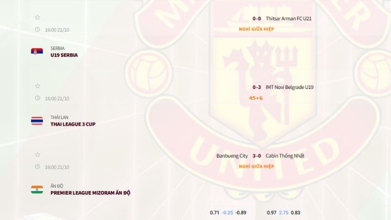 Theo dõi livescore keonhacai để biết kết quả sớm nhất