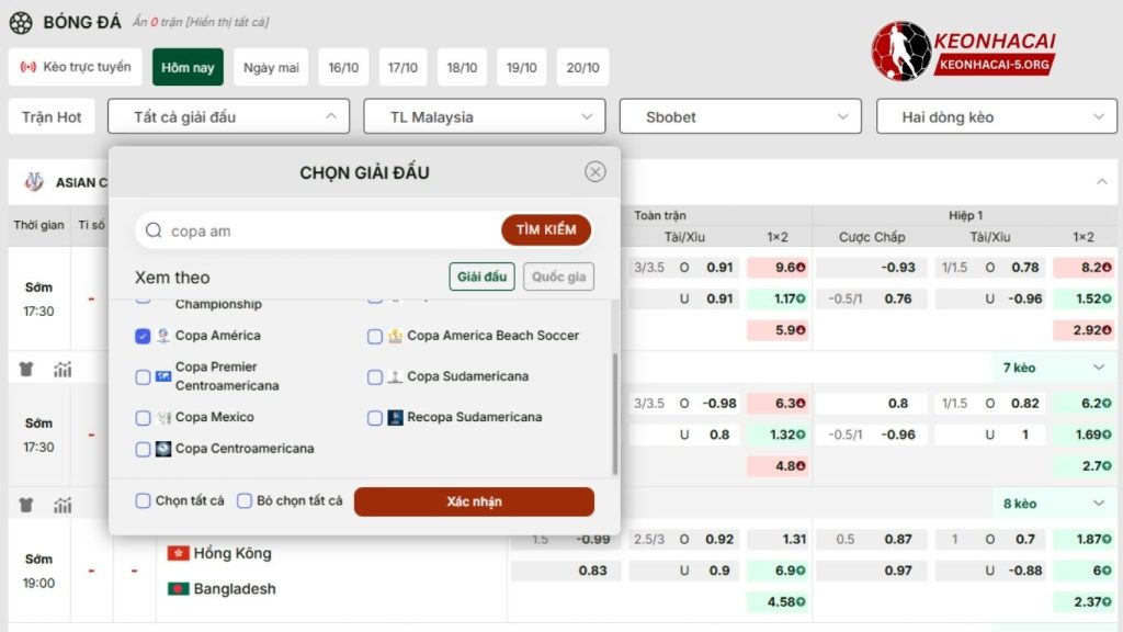 Tỷ Lệ Kèo Copa America - Giải Mã Kèo Copa America Chuẩn